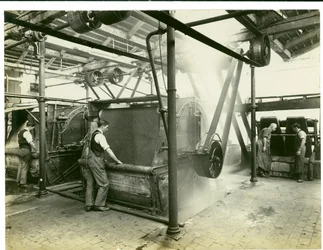 Filzabteilung, Long Meadow Mühle, 1923